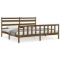 vidaXL Bettgestell mit Kopfteil Honigbraun 180x200 cm Massivholz vidaXL Bettgestell mit Kopfteil Honigbraun 180x200 cm Massivholz
