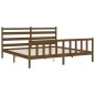 vidaXL Bettgestell mit Kopfteil Honigbraun 180x200 cm Massivholz vidaXL Bettgestell mit Kopfteil Honigbraun 180x200 cm Massivholz