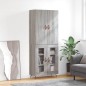 vidaXL Highboard Grau Sonoma 69,5x34x180 cm Holzwerkstoff vidaXL Highboard Grau Sonoma 69,5x34x180 cm Holzwerkstoff