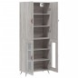 vidaXL Highboard Grau Sonoma 69,5x34x180 cm Holzwerkstoff vidaXL Highboard Grau Sonoma 69,5x34x180 cm Holzwerkstoff