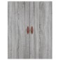 vidaXL Highboard Grau Sonoma 69,5x34x180 cm Holzwerkstoff vidaXL Highboard Grau Sonoma 69,5x34x180 cm Holzwerkstoff