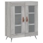 vidaXL Highboard Grau Sonoma 69,5x34x180 cm Holzwerkstoff vidaXL Highboard Grau Sonoma 69,5x34x180 cm Holzwerkstoff