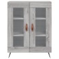 vidaXL Highboard Grau Sonoma 69,5x34x180 cm Holzwerkstoff vidaXL Highboard Grau Sonoma 69,5x34x180 cm Holzwerkstoff