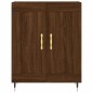 Highboard Braun Eichen-Optik 69,5x34x180 cm Holzwerkstoff Highboard Braun Eichen-Optik 69,5x34x180 cm Holzwerkstoff