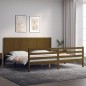 vidaXL Massivholzbett mit Kopfteil Honigbraun 200x200 cm vidaXL Massivholzbett mit Kopfteil Honigbraun 200x200 cm