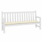 vidaXL Gartenbank-Auflage Creme 150x50x3 cm Oxford-Gewebe vidaXL Gartenbank-Auflage Creme 150x50x3 cm Oxford-Gewebe