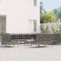 vidaXL 13-tlg. Garten-Lounge-Set mit Kissen Grau Poly Rattan vidaXL 13-tlg. Garten-Lounge-Set mit Kissen Grau Poly Rattan