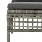 vidaXL 13-tlg. Garten-Lounge-Set mit Kissen Grau Poly Rattan vidaXL 13-tlg. Garten-Lounge-Set mit Kissen Grau Poly Rattan