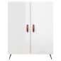 vidaXL Highboard Hochglanz-Weiß 69,5x34x180 cm Holzwerkstoff vidaXL Highboard Hochglanz-Weiß 69,5x34x180 cm Holzwerkstoff