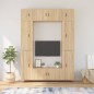vidaXL 8-tlg. TV-Schrank-Set Sonoma-Eiche Holzwerkstoff vidaXL 8-tlg. TV-Schrank-Set Sonoma-Eiche Holzwerkstoff