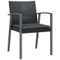 vidaXL 7-tlg. Garten-Essgruppe mit Kissen Poly Rattan und Stahl vidaXL 7-tlg. Garten-Essgruppe mit Kissen Poly Rattan und Stahl