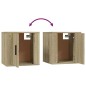 vidaXL 2-tlg. TV-Schrank-Set Sonoma-Eiche Holzwerkstoff vidaXL 2-tlg. TV-Schrank-Set Sonoma-Eiche Holzwerkstoff