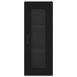 vidaXL Highboard Schwarz 34,5x34x180 cm Holzwerkstoff vidaXL Highboard Schwarz 34,5x34x180 cm Holzwerkstoff