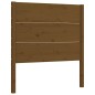 vidaXL Massivholzbett mit Kopfteil Honigbraun 100x200 cm vidaXL Massivholzbett mit Kopfteil Honigbraun 100x200 cm