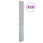 vidaXL Zaunpfosten 10 Stk. Silbern 160 cm Verzinkter Stahl vidaXL Zaunpfosten 10 Stk. Silbern 160 cm Verzinkter Stahl