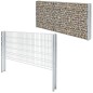 vidaXL Zaunpfosten 10 Stk. Silbern 160 cm Verzinkter Stahl vidaXL Zaunpfosten 10 Stk. Silbern 160 cm Verzinkter Stahl