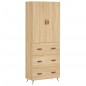 vidaXL Highboard Sonoma-Eiche 69,5x34x180 cm Holzwerkstoff vidaXL Highboard Sonoma-Eiche 69,5x34x180 cm Holzwerkstoff