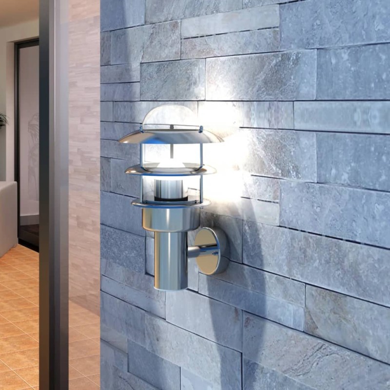 Patio LED Wandleuchte Lampe Edelstahl Außenlampe Patio LED Wandleuchte Lampe Edelstahl Außenlampe
