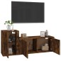 vidaXL 2-tlg. TV-Schrank-Set Räuchereiche Holzwerkstoff vidaXL 2-tlg. TV-Schrank-Set Räuchereiche Holzwerkstoff