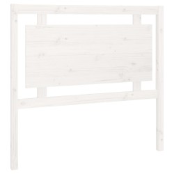 Kopfteil Weiß 105,5x4x100 cm Massivholz Kiefer