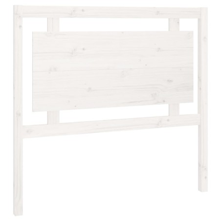 Kopfteil Weiß 105,5x4x100 cm Massivholz Kiefer