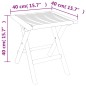 vidaXL Sonnenliegen 2 Stk. mit Tisch Weiß Massivholz Akazie vidaXL Sonnenliegen 2 Stk. mit Tisch Weiß Massivholz Akazie