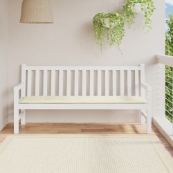 vidaXL Gartenbank-Auflage Creme 180x50x3 cm Oxford-Gewebe