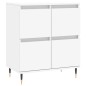 vidaXL Sideboards 2 Stk. Weiß Holzwerkstoff vidaXL Sideboards 2 Stk. Weiß Holzwerkstoff