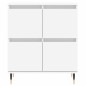 vidaXL Sideboards 2 Stk. Weiß Holzwerkstoff vidaXL Sideboards 2 Stk. Weiß Holzwerkstoff
