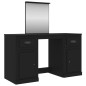 vidaXL Schminktisch mit Spiegel Schwarz 130x50x132,5 cm vidaXL Schminktisch mit Spiegel Schwarz 130x50x132,5 cm
