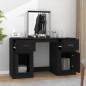 vidaXL Schminktisch mit Spiegel Schwarz 130x50x132,5 cm vidaXL Schminktisch mit Spiegel Schwarz 130x50x132,5 cm