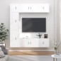 vidaXL 7-tlg. TV-Schrank-Set Weiß Holzwerkstoff vidaXL 7-tlg. TV-Schrank-Set Weiß Holzwerkstoff