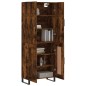vidaXL Highboard Räuchereiche 69,5x34x180 cm Holzwerkstoff vidaXL Highboard Räuchereiche 69,5x34x180 cm Holzwerkstoff