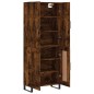 vidaXL Highboard Räuchereiche 69,5x34x180 cm Holzwerkstoff vidaXL Highboard Räuchereiche 69,5x34x180 cm Holzwerkstoff