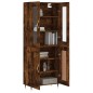 vidaXL Highboard Räuchereiche 69,5x34x180 cm Holzwerkstoff vidaXL Highboard Räuchereiche 69,5x34x180 cm Holzwerkstoff