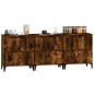 vidaXL Sideboards 3 Stk. Räuchereiche 60x35x70 cm Holzwerkstoff vidaXL Sideboards 3 Stk. Räuchereiche 60x35x70 cm Holzwerkstoff