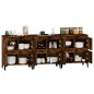 vidaXL Sideboards 3 Stk. Räuchereiche 60x35x70 cm Holzwerkstoff vidaXL Sideboards 3 Stk. Räuchereiche 60x35x70 cm Holzwerkstoff