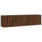 vidaXL TV-Wandschränke 2 Stk. Braun Eichen-Optik 80x34,5x40 cm vidaXL TV-Wandschränke 2 Stk. Braun Eichen-Optik 80x34,5x40 cm