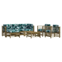 vidaXL 7-tlg. Garten-Lounge-Set mit Kissen Imprägniertes Kiefernholz