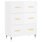 vidaXL Highboard Hochglanz-Weiß 69,5x34x180 cm Holzwerkstoff vidaXL Highboard Hochglanz-Weiß 69,5x34x180 cm Holzwerkstoff