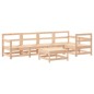 vidaXL 6-tlg. Garten-Lounge-Set mit Kissen Massivholz vidaXL 6-tlg. Garten-Lounge-Set mit Kissen Massivholz