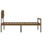 vidaXL Massivholzbett mit Kopfteil Honigbraun 90x200 cm vidaXL Massivholzbett mit Kopfteil Honigbraun 90x200 cm