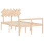 vidaXL Seniorenbett mit Kopfteil Massivholz vidaXL Seniorenbett mit Kopfteil Massivholz