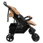 Zwillingskinderwagen Taupe Stahl Zwillingskinderwagen Taupe Stahl