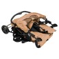 Zwillingskinderwagen Taupe Stahl Zwillingskinderwagen Taupe Stahl