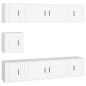 vidaXL 7-tlg. TV-Schrank-Set Weiß Holzwerkstoff vidaXL 7-tlg. TV-Schrank-Set Weiß Holzwerkstoff