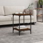 vidaXL Couchtisch Braun Eichen-Optik 40x40x55 cm Holzwerkstoff vidaXL Couchtisch Braun Eichen-Optik 40x40x55 cm Holzwerkstoff