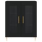 vidaXL Highboard Schwarz 69,5x34x180 cm Holzwerkstoff vidaXL Highboard Schwarz 69,5x34x180 cm Holzwerkstoff
