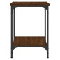 vidaXL Couchtisch Braun Eichen-Optik 40x40x55 cm Holzwerkstoff vidaXL Couchtisch Braun Eichen-Optik 40x40x55 cm Holzwerkstoff