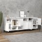 vidaXL Sideboards 3 Stk. Hochglanz-Weiß 60x35x70 cm Holzwerkstoff vidaXL Sideboards 3 Stk. Hochglanz-Weiß 60x35x70 cm Holzwerkstoff